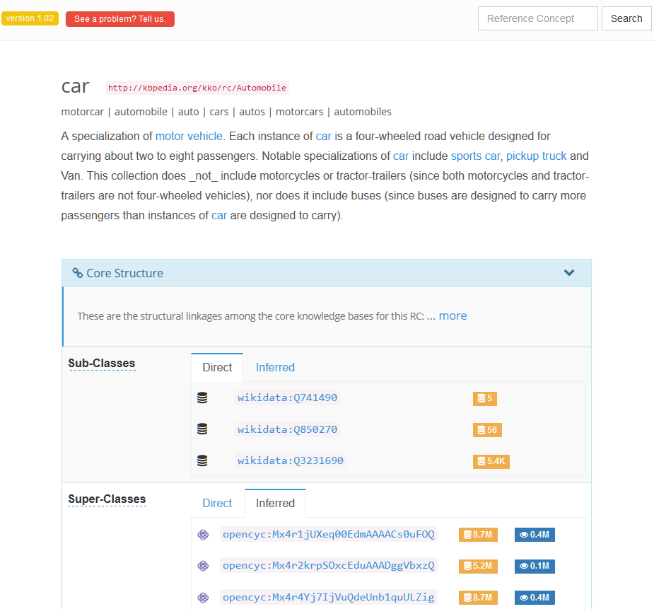 Example Screen Shot for a Portion of the Knowledge Graph Example Screen Shot for a Portion of the Knowledge Graph