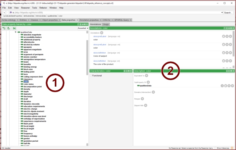 Object Property View Using 'Color'